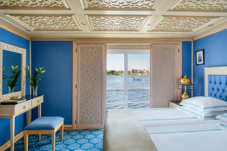 Cabin aboard the S.S. Sphinx Nile Cruise Nile cruise